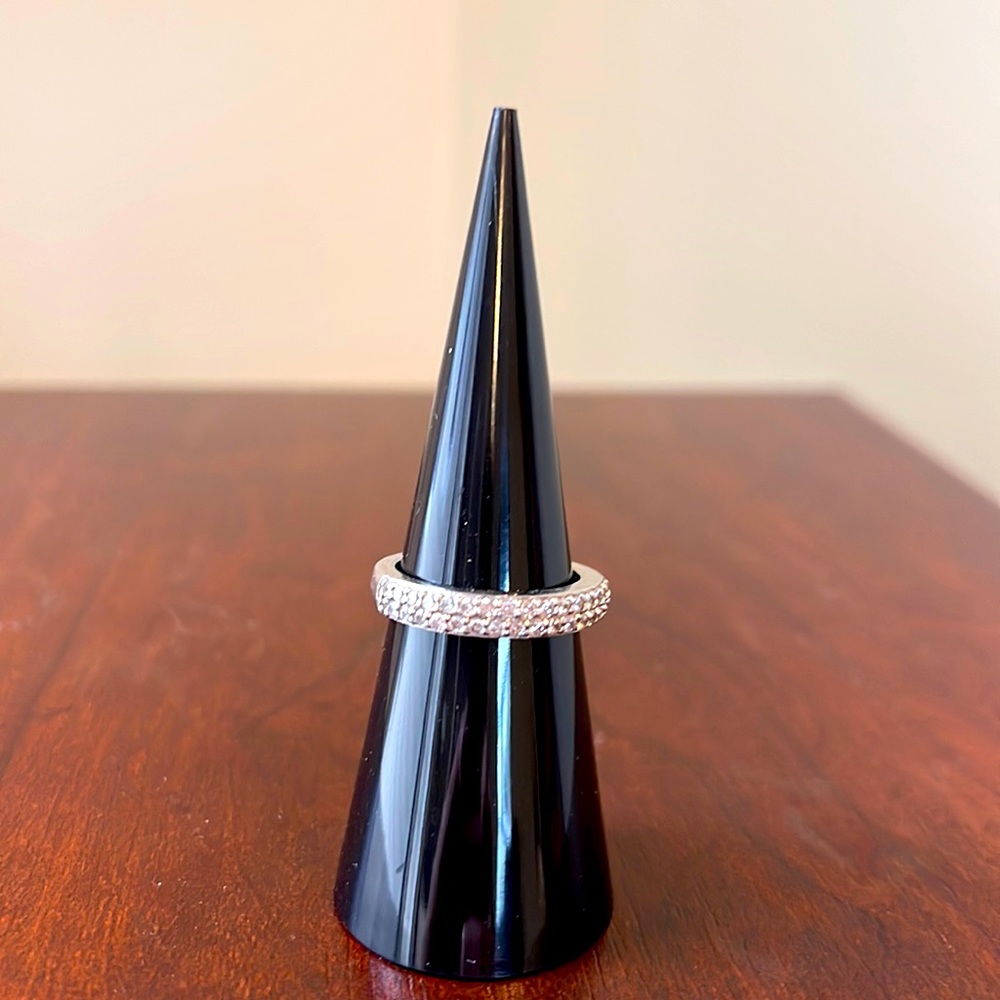 Silver CZ ring